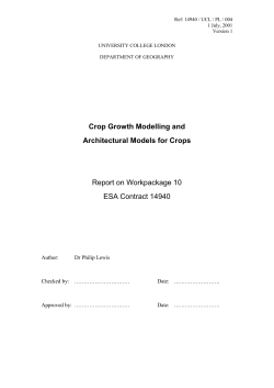 2 Empirical Canopy Growth Models