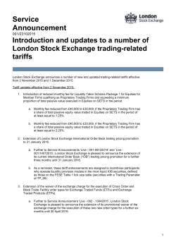 Live - 001 - 23102015 - Introduction and updates to a number of