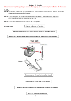 15. Genetics