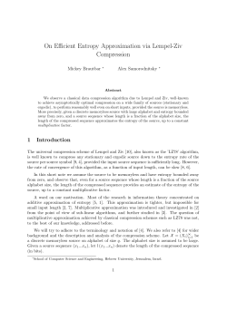 On Efficient Entropy Approximation via Lempel