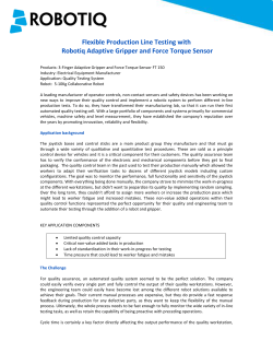 Flexible quality inspection your Process Simple with an