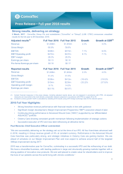 Strong results, delivering on strategy