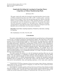 Empirically Revisiting the Learning-by
