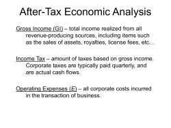 After-tax MARR