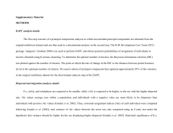 Supplementary Material METHODS DAPC analysis details The first