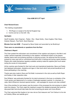 - Chester Hockey Club