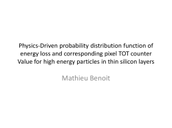Physics-Driven probability distribution function of