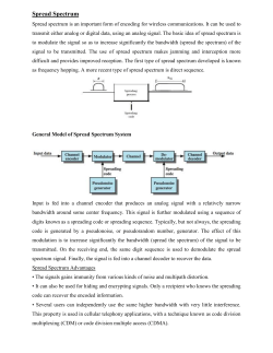 Spread Spectrum - SNGCE DIGITAL LIBRARY