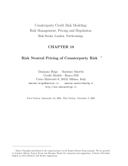Counterparty Credit Risk Modeling: Risk Management, Pricing and