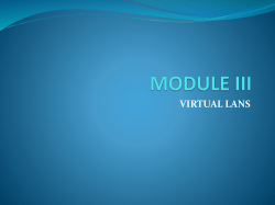 Module 3.9 Virtual LAN