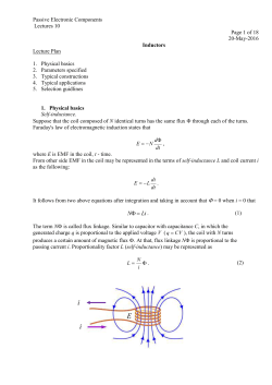 Inductors 1