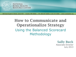 How to Communicate and Operationalize Strategy