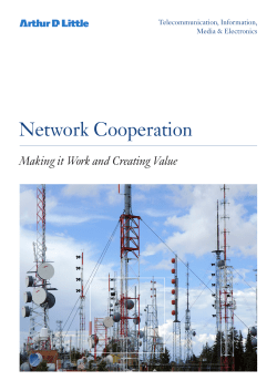 Network Cooperation