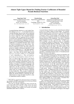 Almost Tight Upper Bound for Finding Fourier