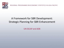 A Framework for SBR Development