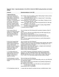 (I) first onset of other DSM-IV/CIDI disorders from temporally primary