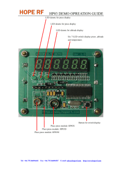 LED denote for press display