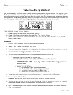 Rube Goldberg Machine