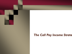Call Pay Income Strategy