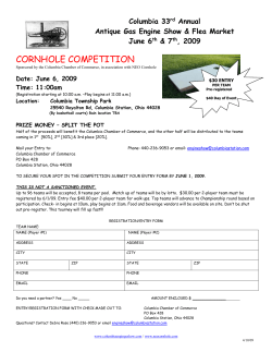 Columbia 32nd Annual - Chamber of Commerce