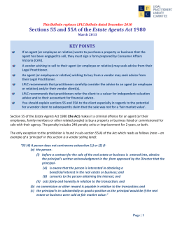 Sections 55 and 55A of the Estate Agents Act 1980