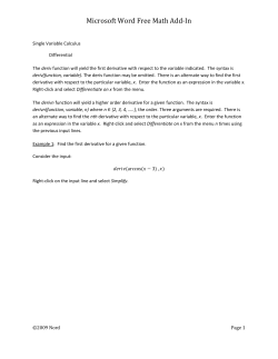 Single Variable Calculus - Gonzaga University :: WEB02