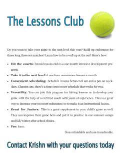 Do you want to take your game to the next level this year? Build up