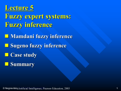 Sugeno fuzzy inference