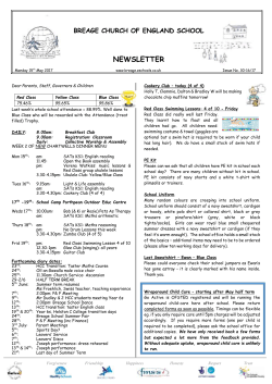 Only two more weeks including this one to half term