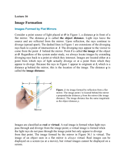 the object distance