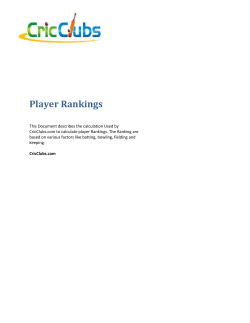 Player Rankings