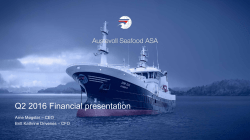 Q2 2016 Financial presentation