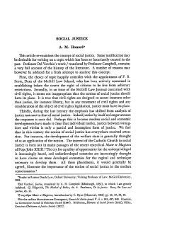 SOCIAL JUSTICE AM Honor6 - McGill Law Journal