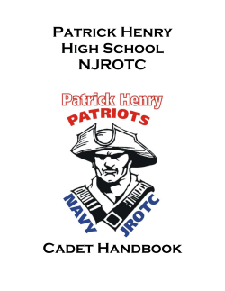section 1 the njrotc program