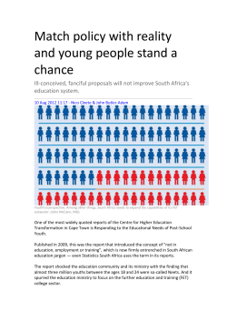 Match policy with reality and young people stand a chance