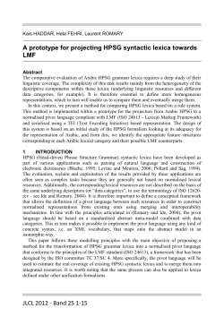 Author template for journal articles - HAL