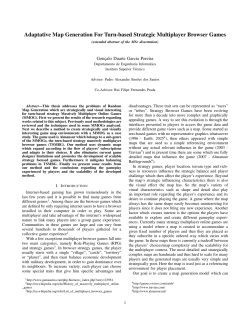 Adaptative Map Generation For Turn-based