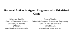 Rational Action in Agent Programs with