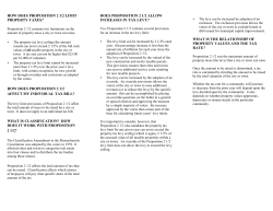 Proposition 2 1/2 - East Bridgewater