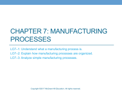 Manufacturing Processes