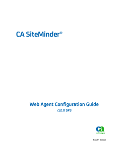 CA SiteMinder Web Agent Configuration Guide