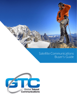 Satellite Communications Buyer`s Guide