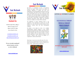 Please click here for Pediatric therapy services at