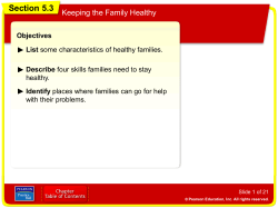 Healthy Families Caring and Commitment