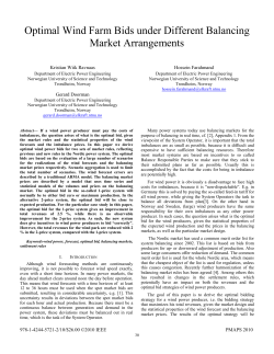 Optimal Wind Farm Bids under Different Balancing Market