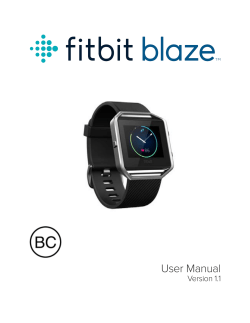 Fitbit Blaze User Manual