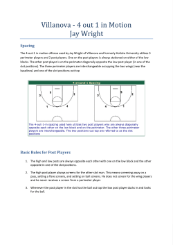 Jay Wright Villanova Offense