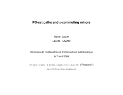 PO-set paths and q