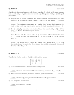 MH3512/MTH354/MAS328 QUESTION 1. (20 marks) Consider a 2