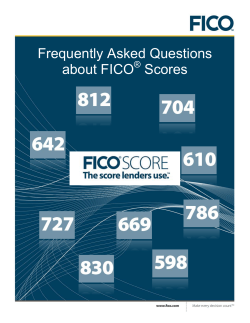 FAQs about FICO Scores
